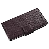 Reiko Wallet Case 3-In-1 for SAMSUNG GALAXY NOTE 4 - Retail Packaging - Brown