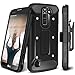 Evocel Explorer Series Phone Case Compatible with K7, Tribute 5 with Belt Clip Holster and Slim Profile, Black