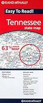 Rand McNally Easy to Read! Tennessee State Map