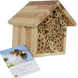 Bee Hotel & Flower Seeds for Bees by Plant Theatre - Gift Boxed - Seeds Included!