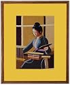 Embroidery Paintings with Frames - 22" x 17" Thai Girl - GP06