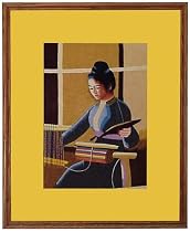 Embroidery Paintings with Frames - 22" x 17" Thai Girl - GP06