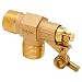 Robert Manufacturing R400 Series Bob Red Brass Float Valve, 1" NPT Male Inlet x 1" NPT Male Outlet, 68.5 gpm at 85 psi Pressure