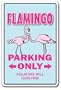 FLAMINGO ~Novelty Sign~ parking lover animal pink gift