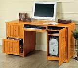 Madison Executive Desk 30hx60w Honey Oak