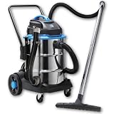 Ewt - industriel 50l inox - Aspirateur eau et poussi&egrave;re 50l 1600w bi-turbine AquaVac