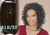outre quick weave half 1/2 wig instant weave GADRIELLE, 1B-30