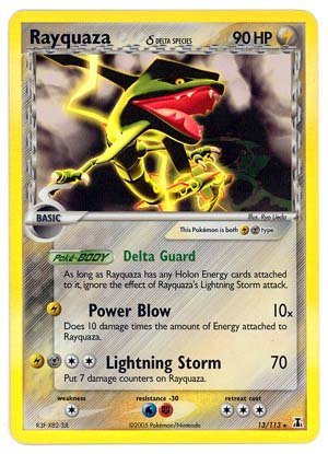 Rayquaza 'Delta' - Delta Species - 13 [Toy]