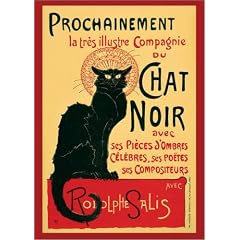 Poster 40 x 50 cm - "Chat Noir" von Th�ophile-Alexandre Steinlen