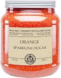 India Tree Popsicle Orange Sparkling Sugar, 3.4-Pound Jars (Pack of 2)