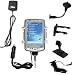 Car / Auto Multi Adapter Mount Holder GPS Navigation Kit for the HP iPAQ hx2190 with built in charger - Gomadic Brand