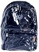 K-Cliffs Navy Blue Clear PVC Backpack/ School Backpack/ Daypack/ Casual Backpack