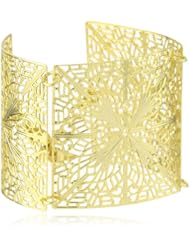 1AR by UnoAerre 18KT Gold Plated Byzantine Bracelet
