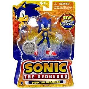 Sonic the Hedgehog Exclusive 3.5 Inch Action Figure Sonic the Hedgehog by Jazwares