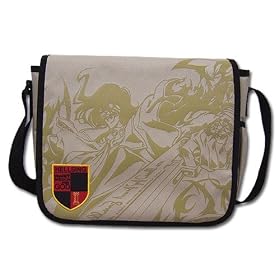 Hellsing: Alcuard Line Art with Emblem Anime Messenger Bag