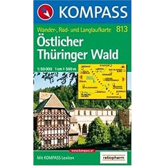 �stlicher Th�ringer Wald: Wander-, Rad- und Langlaufkarte. 1:50.000