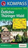 �stlicher Th�ringer Wald: Wander-, Rad- und Langlaufkarte. 1:50.000