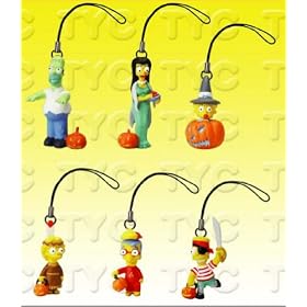 Click here to buy Simpson Halloween 1 Figure Set (6 Set) by Simpsons.