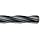 Cleveland 2470 High Speed Steel Taper Shank Core Drill Bit, 4 Flute, Black Oxide, Morse Taper Shank, 118 Degree Conventional Point