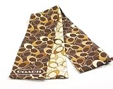 NEW AUTHENTIC COACH OUTLINE SIGNATURE PONYTAIL SCARF 98652 (Khaki)