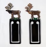 Wholesale Pack Handpainted Assorted Moose Bookmark (Set Of 12)