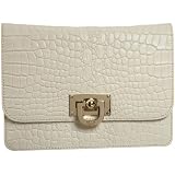 DKNY Croco-Embossed Leather Cross-Body