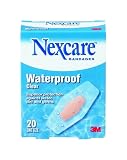 Nexcare Waterproof Clear Bandage, Assorted Sizes, 20 ct Packages (Pack of 4)