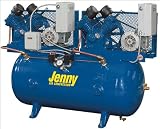 Jenny 2(GC5A)-80 Duplex-1 Stage Electric Stationary Tank Mounted Air Compressors 10 HP, 1020 RPM