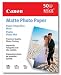 Canon Matte Photo Paper (8.5x11, 50 Sheets)