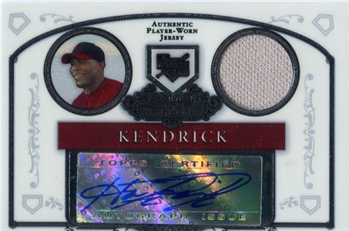 Howie Kendrick Autographed 2006 Topps Bowman Sterling Baseball Rookie Card