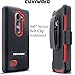 COVRWARE® LG Leon LTE C40 / LG Tribute 2 [Viper Series] Heavy Duty Dual Layer Holster Case Kickstand and Locking Belt Swivel Clip [Screen Protector] For LG Leon, Power, Destiny, Sunset, Risio - Red