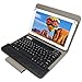 Tabsuit 10.1'' Keyboard Case - Ultra Slim SmartShell Stand Cover with Magnetically Detachable Wireless Bluetooth Keyboard for Dragon Touch 10.1 inch Tablet and more 10.1'' / 9.7'' Tablet