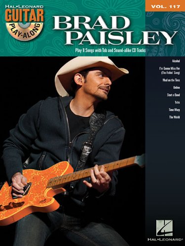 Brad Paisley: Guitar Play-Along Volume 117 (Book/CD)