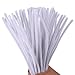 eBoot 100 Pieces Pipe Cleaners Chenille Stem for Arts and Crafts, 6 x 300 mm (White)
