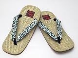 泥棒日記 唐草パナマ 雪駄 男物 [泥棒日記]×[大和工房]コラボ 日記