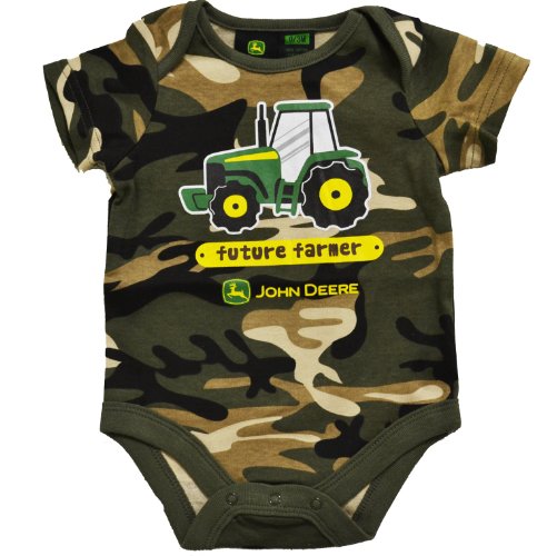 John Deere Future Farmer Baby Onesie Camo (0-3 Month)