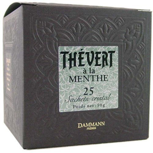3 boxes of Dammann Silk Tea Bags Green Tea with Mint ~ save and save on shipping by Ceylon Tea