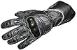 MOTORCYCLE GLOVES CARBON KEVLAR LEATHER BLACK G66 L