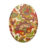 Vintage German Lucite Cabochon Bead Retro Lime & Red Flowers 38mm x 29mm (1) 51acx8XxRCL. SL160 Vintage German Lucite Cabochon Bead Retro Lime & Red Flowers 38mm x 29mm (1)