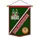 MILWAUKEE BUCKS 18" WOOL EMBROIDERED BANNER
