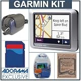 Garmin nuvi 200, Portable GPS with Deluxe Accessory Pack (2 GB SD Memory Card, Mack 3 Year Extended Warranty, Case, LCD Screen Care Kit)