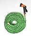 Ohuhu 50 Feet Garden Hose / Expandable Hose with Brass Connectors and Sprayer, 2016 Version
