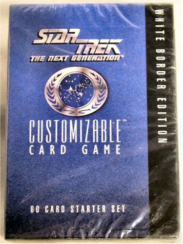 Star Trek The Next Generation Customizable Card Game White Border Edition Starter Set
