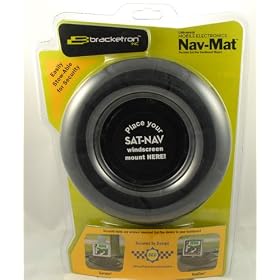 NAV-MAT - DASH MOUNT FOR PORTABLE SATELLITE NAVIGATION - Licensed by the Association of Chief Police Officers as an Official Police Security Initiative approval - UK Specification - See our advert in the Sunday Times