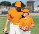 Augusta Sportswear Youth Two-Button Henley Baseball Jersey. 581