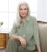 Classic Collection 34 Sleeve Pocket Blouse with Camisole
