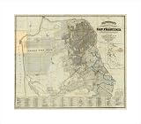 Bancroft's Official Guide Map of City and County of San Francisco, 1873 by A.L. Bancroft,20 in. x 18