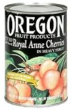 Oregon Fruit Pitted Light Sweet Royal Anne Cherries in Heavy Syrup, 15 oz, 8 ct (Quantity of 1)