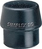 ハルダー　シンプレックス用インサート　ゴム複合材（黒）　頭径４０ｍｍ　4817826 320204