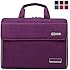 BRINCH&reg; New Style Oxford Fabric Unisex Universal Luxury Portable Laptop Sleeve Case Carrying Messenger Bag Shoulder Briefcase Handbag For 14 - 14.6 Inch Laptop / Notebook / MacBook / Ultrabook / Chromebook Computers (Apple / Acer / Asus / Dell / Fujitsu / Lenovo / HP / Samsung / Sony / Toshiba etc.) with Shoulder Strap Handle and Pockets (Purple)